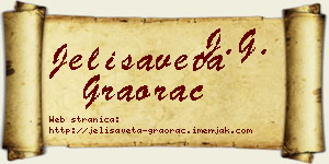 Jelisaveta Graorac vizit kartica